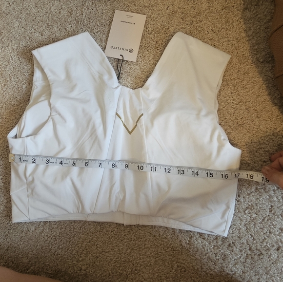 Kinflyte NWT Curve Zip Bra Echo Jersey Future White Size 2XL - Picture 5 of 5